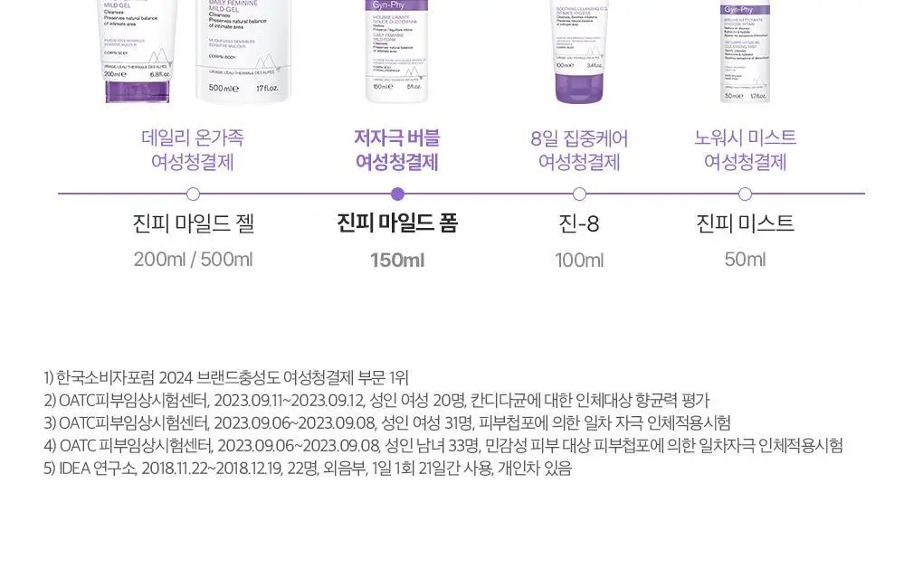 [온가족 여성청결제] 유리아쥬 진피 마일드 폼 150ml 단품/기획 택 1 상세페이지 22